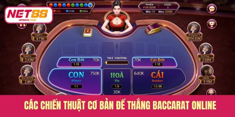Baccarat Online - Trải Nghiệm Casino Trực Tuyến Đẳng Cấp 4 Các chiến thuật cơ bản để thắng Baccarat online