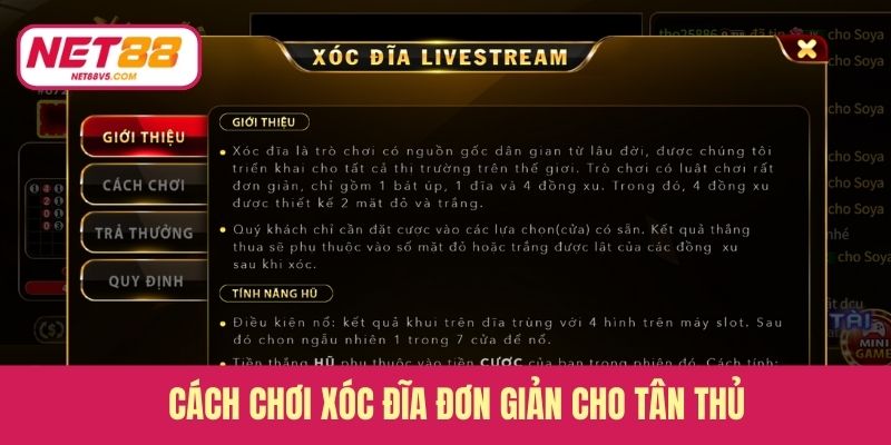 Cách chơi xóc đĩa đơn giản cho tân thủ